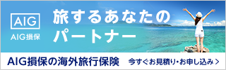 AIG損保海外旅行保険